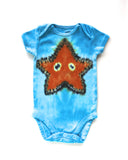 Custom Hand-Dyed Sea Star Onesie