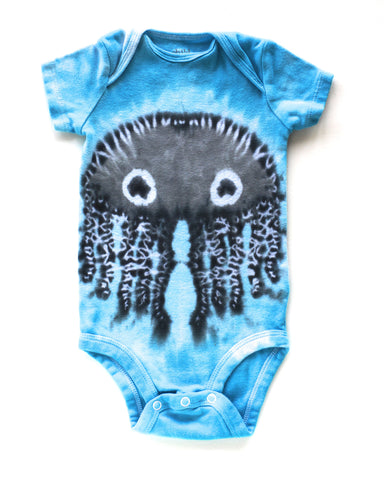 Custom Hand-Dyed Jellyfish Onesie